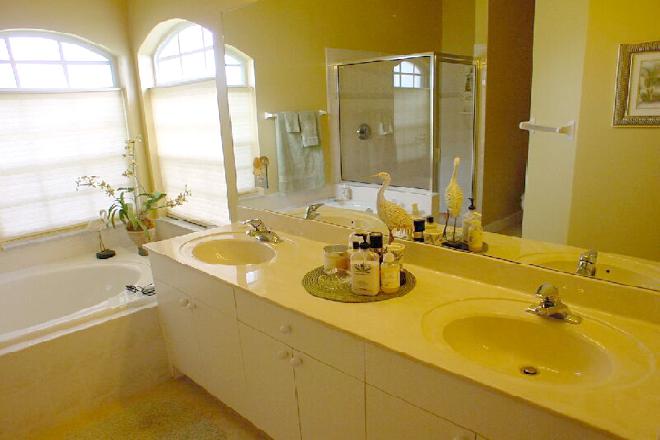 5� Zimmer Villa&nbsp;Marco Island Florida USA&nbsp;:&nbsp;&nbsp;Hauptbadezimmer&nbsp;