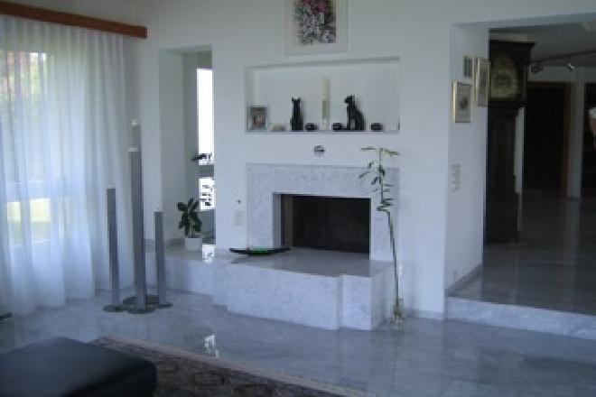 Villa an Toplage&nbsp;Stachen&nbsp;:&nbsp;&nbsp;Wohnbereich&nbsp;mit Chemin�e